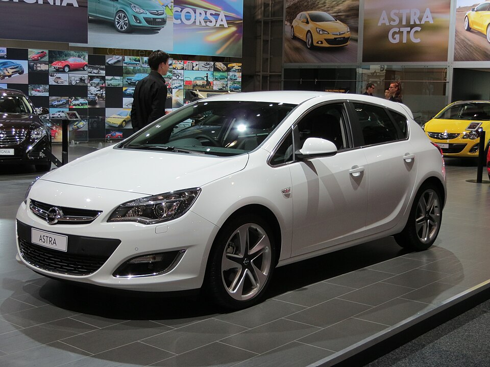 Opel Astra J 2009–2015 — avto-kuzov.by