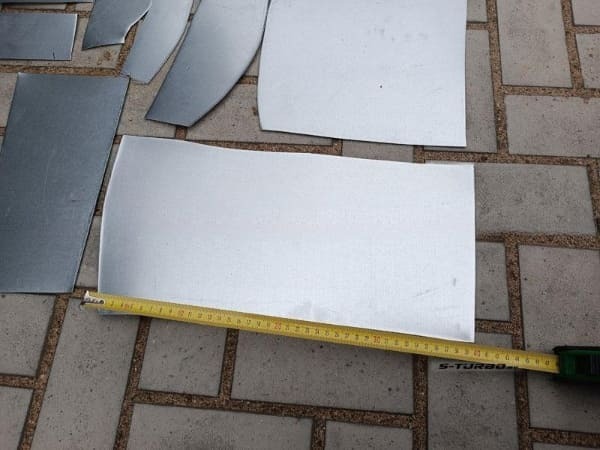 комплект ремонтных порогов из оцинкованной стали 1.0-1.2 мм